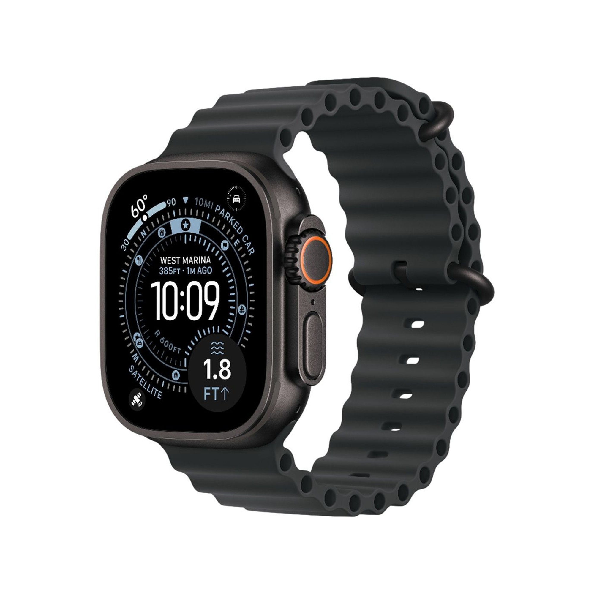 Apple Watch Ultra 3 GPS + Cellular 49mm Black Tit. Case w. Black Ocean Band (MF0J4) б/в